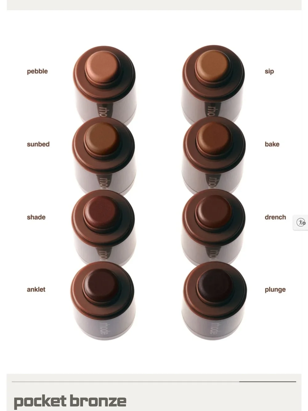 SUMMER RELEASE--Rhode Pocket Bronzer Stick - Warm Brown